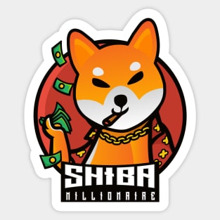 SHIBA Millionaire - SHIB Shiba Inu Crypto Sticker